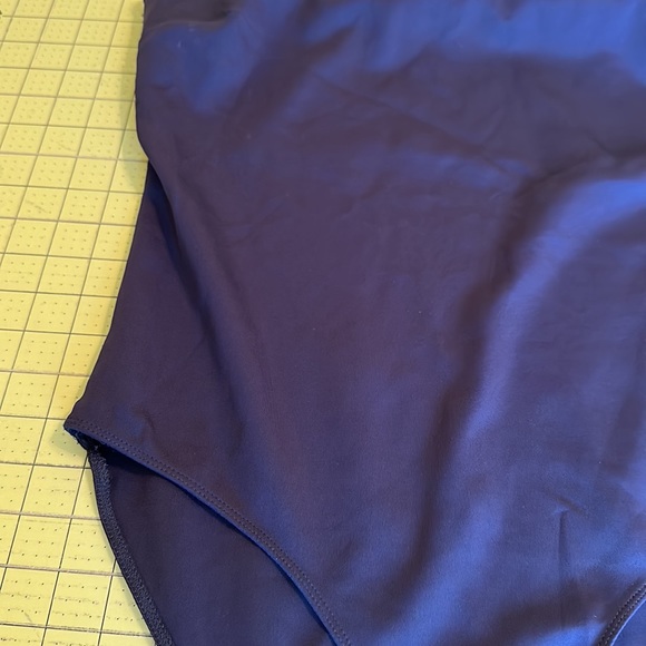 1 shoulder navy blue swimsuit - Picture 4 of 4